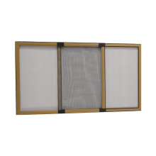 Pantalla de ventana de mosquito retráctil con marco de aluminio